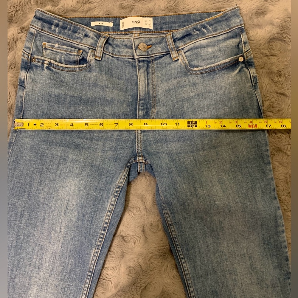 MNG/Mango โKimโ Jeans โข Size 6 โข EUC - Picture 10 of 15